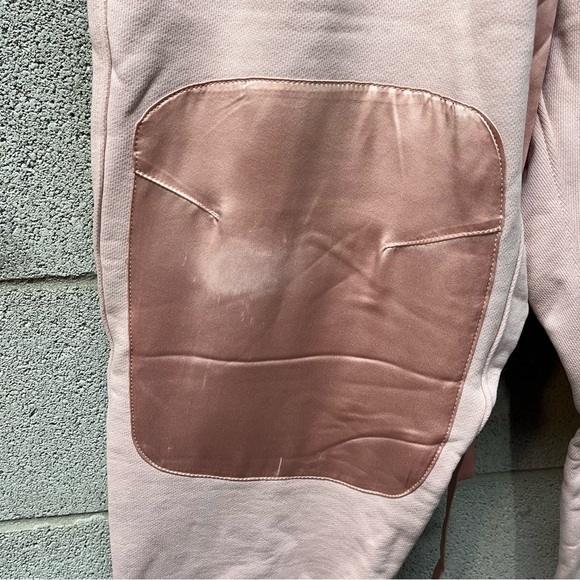 Nahmias Pink Silk Trim Sweatpants - Picture 7 of 8